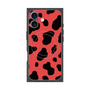 プレミアムスクエアケース with MagSafe［ Cow - Red ］