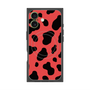 プレミアムスクエアケース with MagSafe［ Cow - Red ］