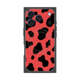 プレミアムスクエアケース with MagSafe［ Cow - Red ］
