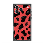 プレミアムスクエアケース with MagSafe［ Cow - Red ］