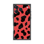 プレミアムスクエアケース with MagSafe［ Cow - Red ］