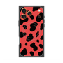 プレミアムスクエアケース with MagSafe［ Cow - Red ］