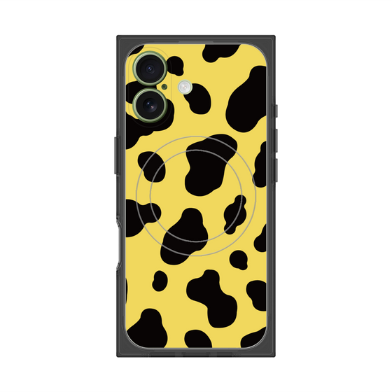 プレミアムスクエアケース with MagSafe［ Cow - Yellow ］