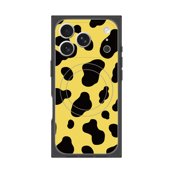 プレミアムスクエアケース with MagSafe［ Cow - Yellow ］