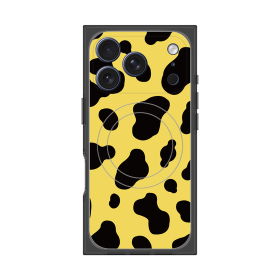 プレミアムスクエアケース with MagSafe［ Cow - Yellow ］