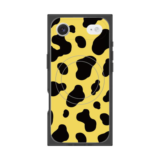 プレミアムスクエアケース with MagSafe［ Cow - Yellow ］