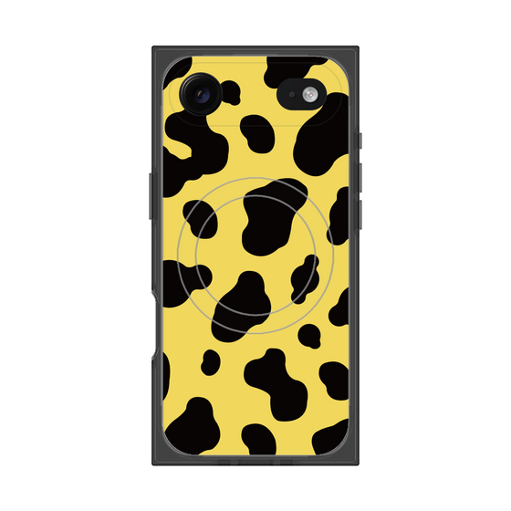 プレミアムスクエアケース with MagSafe［ Cow - Yellow ］