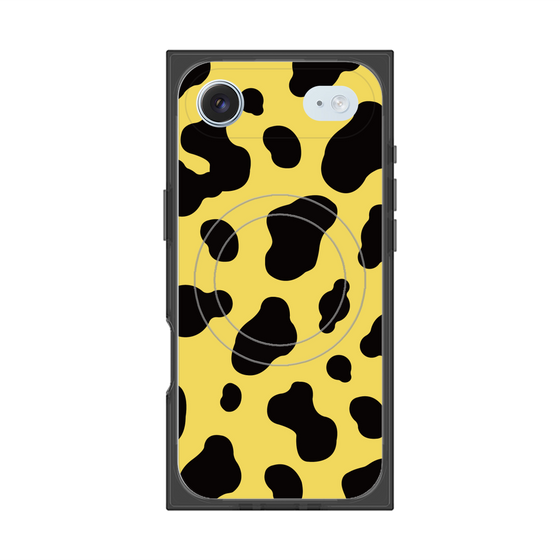 プレミアムスクエアケース with MagSafe［ Cow - Yellow ］