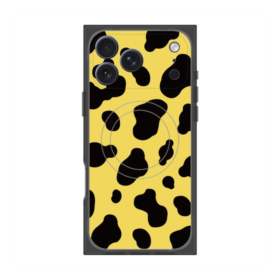 プレミアムスクエアケース with MagSafe［ Cow - Yellow ］
