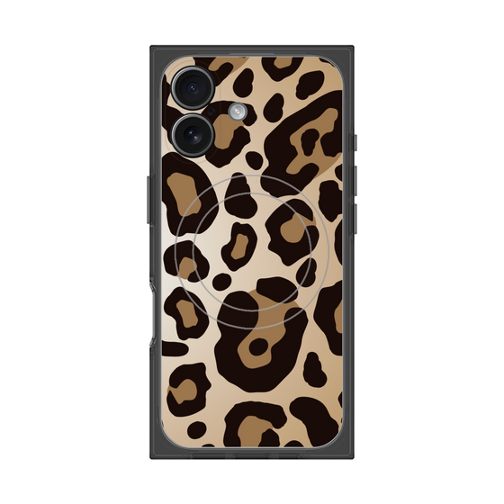 プレミアムスクエアケース with MagSafe［ Leopard - Yellow ］