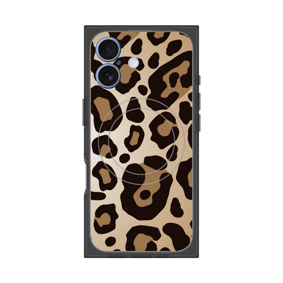 プレミアムスクエアケース with MagSafe［ Leopard - Yellow ］