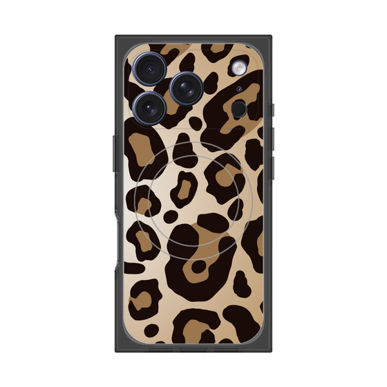 プレミアムスクエアケース with MagSafe［ Leopard - Yellow ］