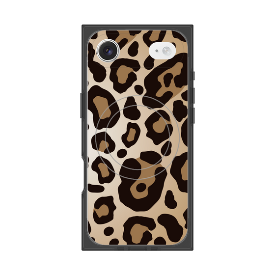 プレミアムスクエアケース with MagSafe［ Leopard - Yellow ］