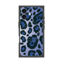 プレミアムスクエアケース with MagSafe［ Leopard - Blue ］