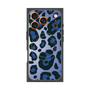 プレミアムスクエアケース with MagSafe［ Leopard - Blue ］