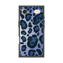 プレミアムスクエアケース with MagSafe［ Leopard - Blue ］
