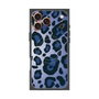 プレミアムスクエアケース with MagSafe［ Leopard - Blue ］