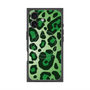 プレミアムスクエアケース with MagSafe［ Leopard - Green ］