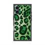 プレミアムスクエアケース with MagSafe［ Leopard - Green ］