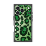 プレミアムスクエアケース with MagSafe［ Leopard - Green ］