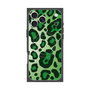 プレミアムスクエアケース with MagSafe［ Leopard - Green ］