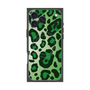 プレミアムスクエアケース with MagSafe［ Leopard - Green ］
