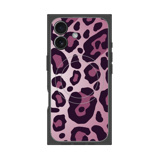 プレミアムスクエアケース with MagSafe［ Leopard - Pink ］