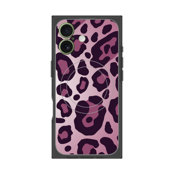プレミアムスクエアケース with MagSafe［ Leopard - Pink ］