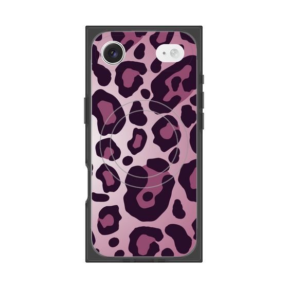 プレミアムスクエアケース with MagSafe［ Leopard - Pink ］