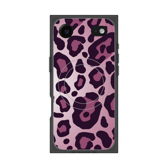 プレミアムスクエアケース with MagSafe［ Leopard - Pink ］