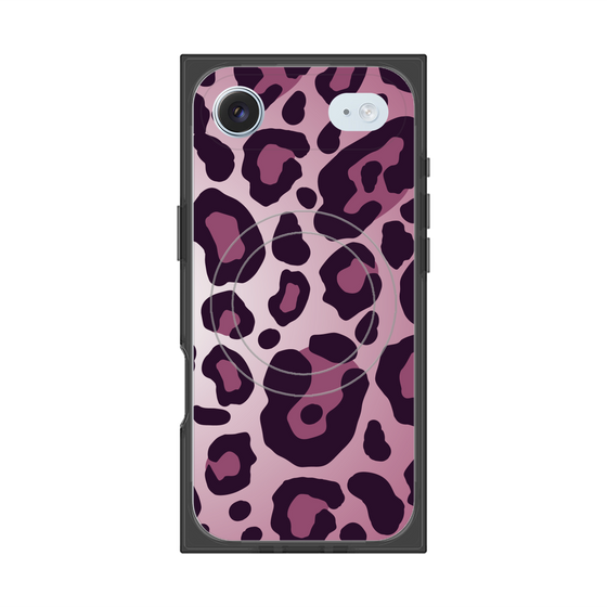 プレミアムスクエアケース with MagSafe［ Leopard - Pink ］