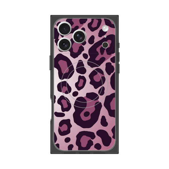 プレミアムスクエアケース with MagSafe［ Leopard - Pink ］