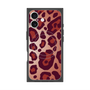 プレミアムスクエアケース with MagSafe［ Leopard - Red ］