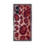 プレミアムスクエアケース with MagSafe［ Leopard - Red ］