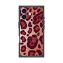 プレミアムスクエアケース with MagSafe［ Leopard - Red ］