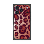 プレミアムスクエアケース with MagSafe［ Leopard - Red ］
