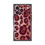 プレミアムスクエアケース with MagSafe［ Leopard - Red ］