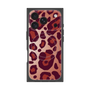 プレミアムスクエアケース with MagSafe［ Leopard - Red ］