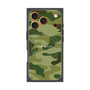 プレミアムスクエアケース with MagSafe［ Camouflage - Green ］