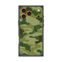 プレミアムスクエアケース with MagSafe［ Camouflage - Green ］