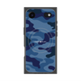 プレミアムスクエアケース with MagSafe［ Camouflage - Blue ］