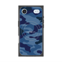 プレミアムスクエアケース with MagSafe［ Camouflage - Blue ］