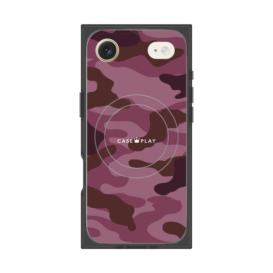 プレミアムスクエアケース with MagSafe［ Camouflage - Pink ］