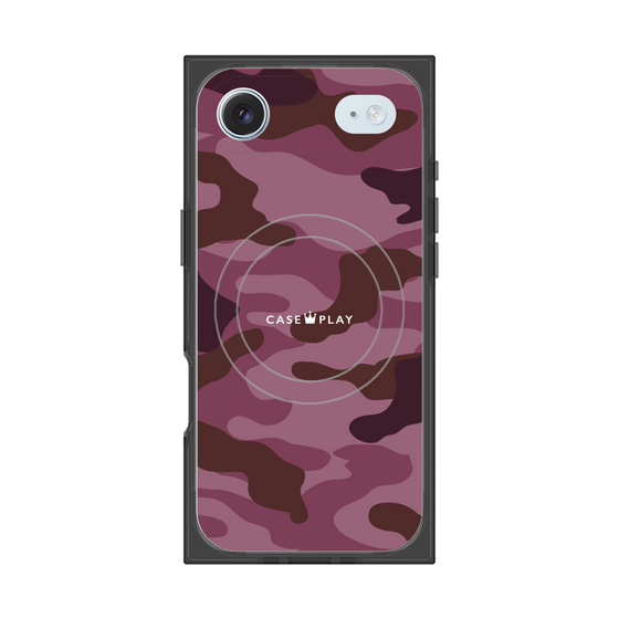 プレミアムスクエアケース with MagSafe［ Camouflage - Pink ］
