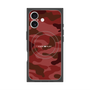 プレミアムスクエアケース with MagSafe［ Camouflage - Red ］