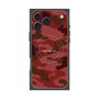 プレミアムスクエアケース with MagSafe［ Camouflage - Red ］