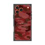 プレミアムスクエアケース with MagSafe［ Camouflage - Red ］