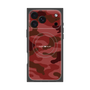 プレミアムスクエアケース with MagSafe［ Camouflage - Red ］