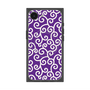 プレミアムスクエアケース with MagSafe［ 唐草模様 - Purple ］