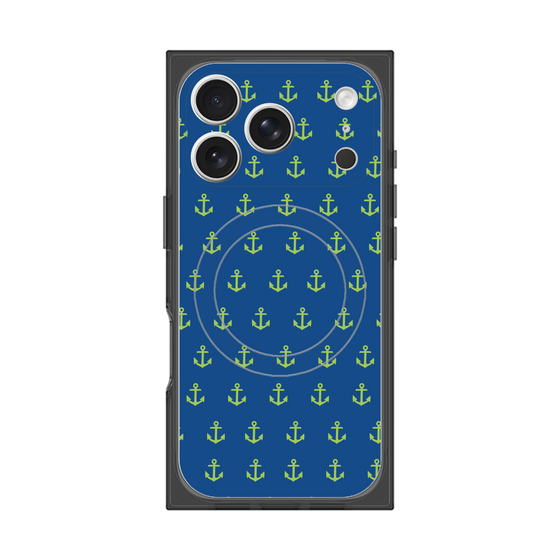 プレミアムスクエアケース with MagSafe［ Anchor - Green ］